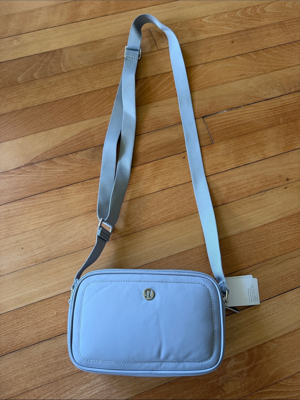 lululemon athletica Light Gray Crossbody Camera Bag